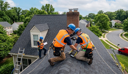 professional roof inspection for homeowner in Montgomery County